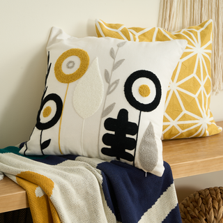 Capa de almofada Tufted Blossoms