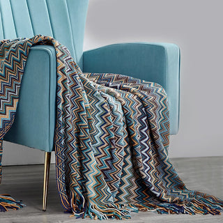 Cobertor Zigzag Knit Throw
