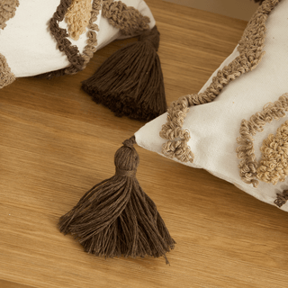 Capa de almofada de sofá Boho Tassels