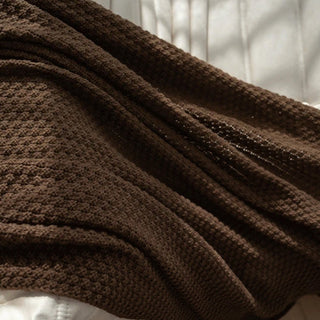 Cobertor Cozy Knit Tassel Throw