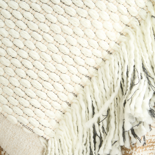 Capa de almofada Knit Fringe