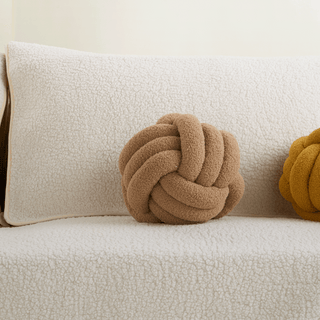 Almofada de sofá Knotted Fleece Orb