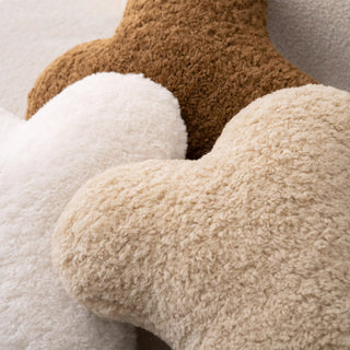 Almofada de pelúcia em forma de osso para cães em tecido macio hipoalergênico, perfeita para amantes de animais de estimação