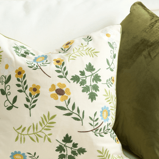 Capa de almofada de jardim de primavera