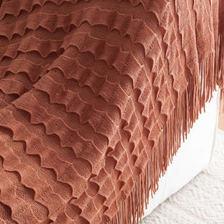 Cobertor texturizado Cable Knit Throw