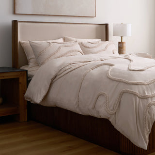 Conjunto de capa de edredon Tufted Weave