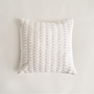 Conjunto de cobertores Warm Faux Fur Throw — listrado
