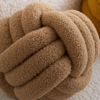 Almofada de sofá Knotted Fleece Orb