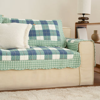 Capa de sofá Plaid Scratch Guard