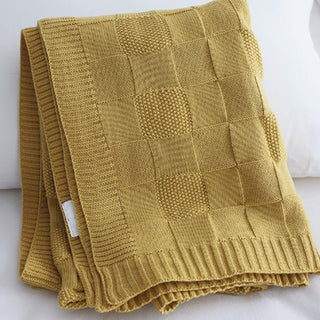 Cobertor texturizado Grid Knit Throw