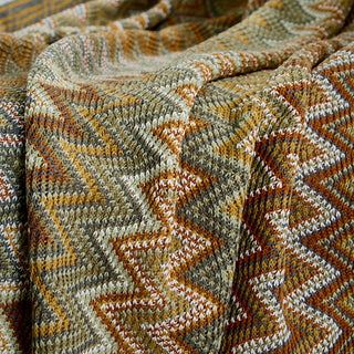 Cobertor Zigzag Knit Throw
