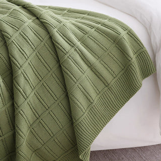 Cobertor Cozy Grid Pattern