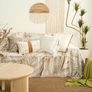 Capa de almofada Knit Fringe