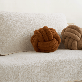 Almofada de sofá Knotted Fleece Orb
