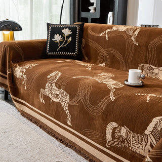 Capa de sofá estampada Regal Horse