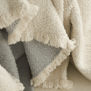 Capa de sofá aconchegante em estilo de inverno