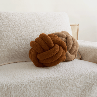 Almofada de sofá Knotted Fleece Orb