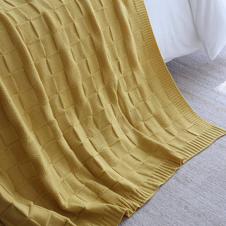 Cobertor texturizado Grid Knit Throw