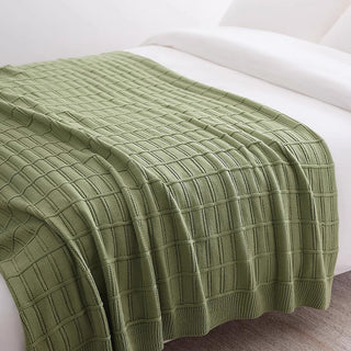 Cobertor Cozy Grid Pattern