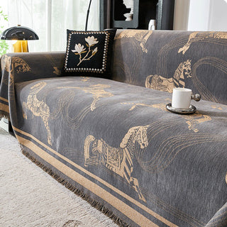 Capa de sofá estampada Regal Horse