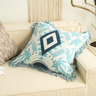 Conjunto de cobertor e capa de almofada Aztec Boho Throw
