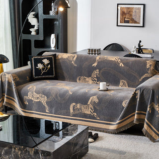 Capa de sofá estampada Regal Horse